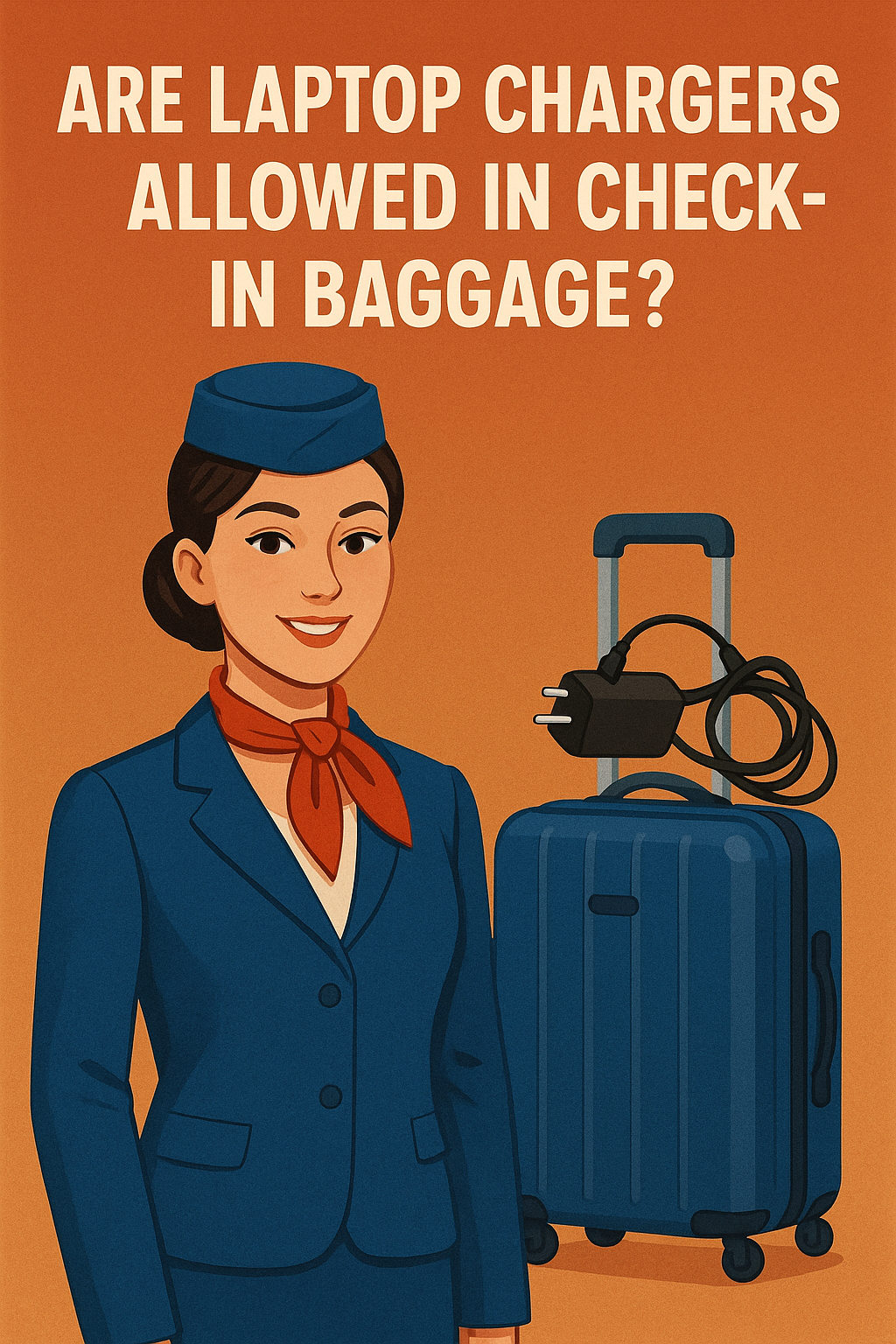 Are laptop charger allowed in check in baggage