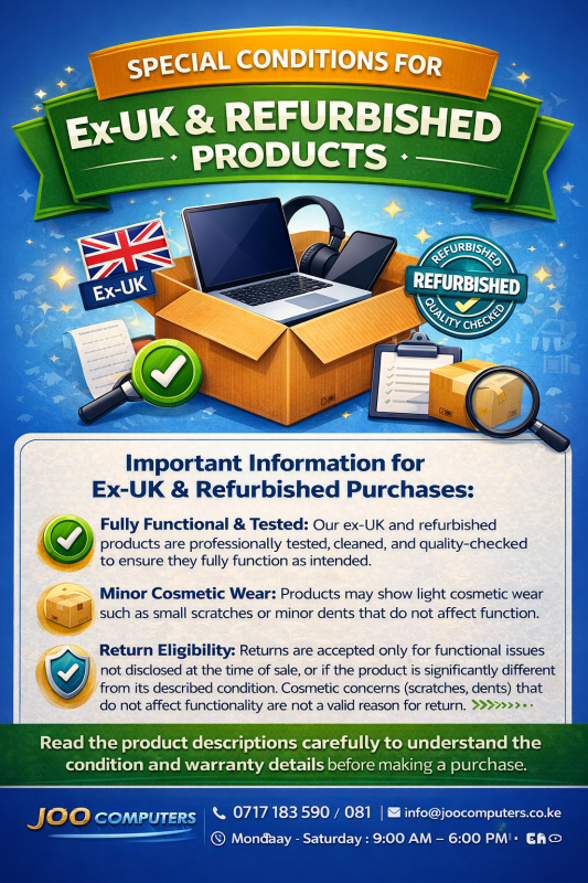 Special Conditions for Ex-UK and Refurbished Products