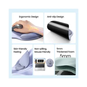 UGREEN LP668 25243 Ergonomic Mouse Pad – Green (22x 24.5cm)