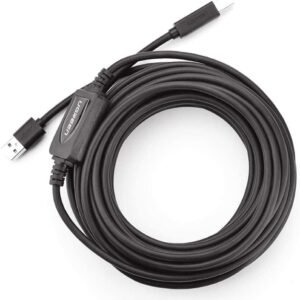 UGREEN USB 2.0 A Male to B Male Active Printer Cable 15m (Black) 10362