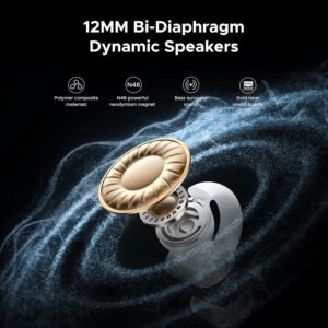 UGREEN HiTune S3 True Wireless Bluetooth Earbuds With Noise Cancellation (White) – WS209 – 45786