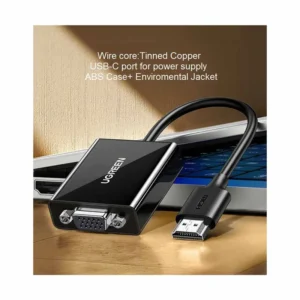 UGREEN CM6101 HDMI to VGA converter without Audio (with Power Port) 90813