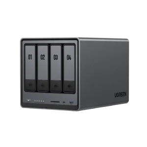 UGREEN NASync DXP4800 Plus 4-Bay Desktop NAS, Intel Pentium Gold 8505 5-Core CPU, 8GB DDR5 RAM, 128G SSD Network Attached Storage (Diskless)