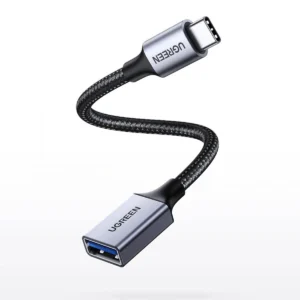UGREEN OTG Adapter Cable USB-C (male) To USB-A (Female) 5Gb/s 0.15m black US378 70889