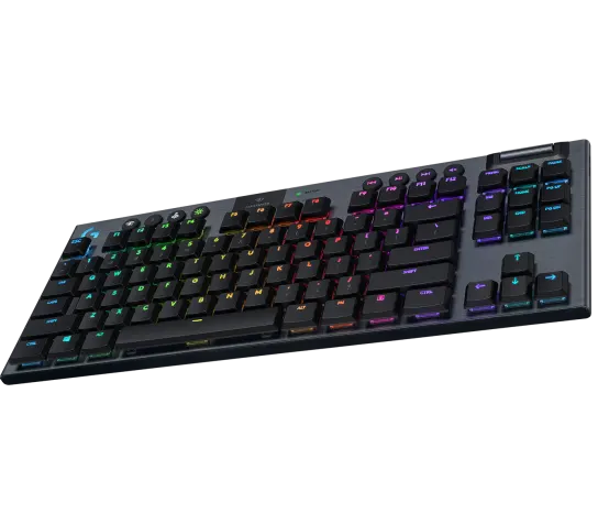 LOGITECH G915 Mechanical TKL Tenkeyless Lightspeed Wireless Gaming Keyboard Tactile