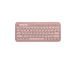 LOGITECH K380S Multi-Device Bluetooth Keyboard Tonal Rose