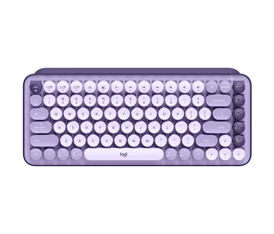 LOGITECH POP Keys Bluetooth Mechanical Keyboard Blast Yellow