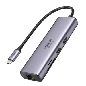 UGREEN CM512  60515 7-in-1 4K HDMI USB C Hub- 2*USB3.0/HDMI/RJ45/SD&TF/100W PD