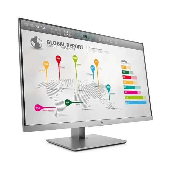 HP EliteDisplay E233 | 23" Monitor | HD IPS Screen | Silver | 1FH47AA (EX-UK)