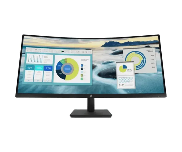 HP P34hc G4 34" WQHD (3440 x 1440) Display Curved USB-C Monitor
