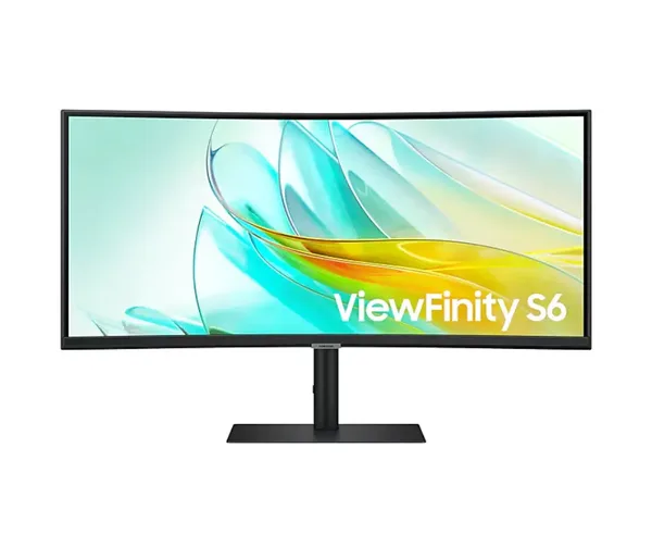 Samsung ViewFinity S6 S65UC WQHD 100Hz 34-Inch Curved Computer Monitor-LS34C650UAMXUE